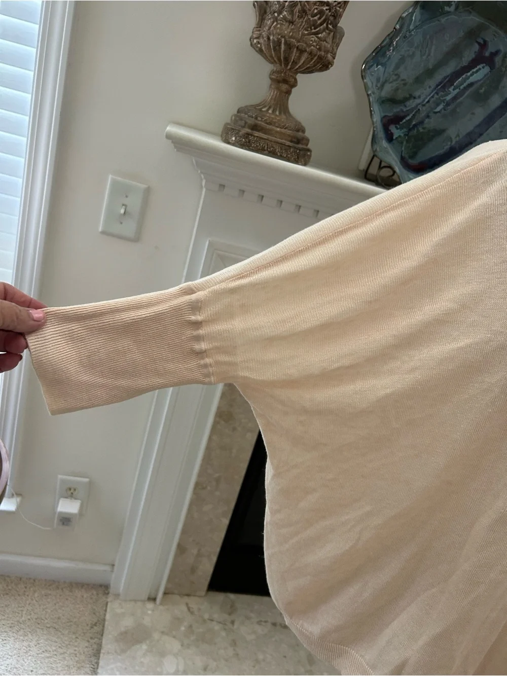 J. Crew Lightweight Scoop Neck Dolman Sleeve Sweater